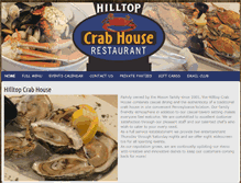 Tablet Screenshot of hilltopcrabhouse.com